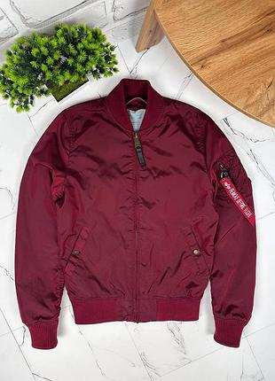 Куртка бомбер жіноча alpha industries нейлонова розмір м
