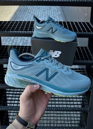 Кроссовки new balance fresh foam 860 (сине-зеленые)