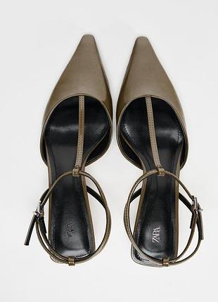 Открытые туфли zara