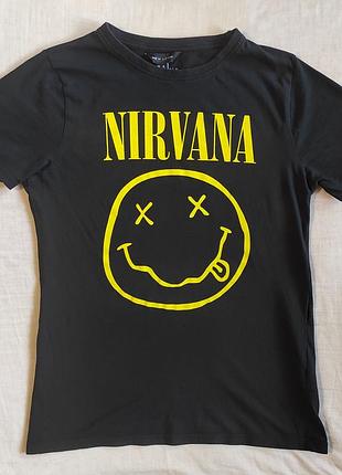 Футболка nirvana нирвана курт кобейн