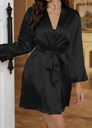 Жіночий розкішний халат, нічна сорочка розмір с-м