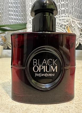 Парфуми saint laurent strapless velvet mini dress item black opium red