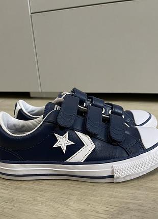 Дитячі шкіряні кеди converse 2