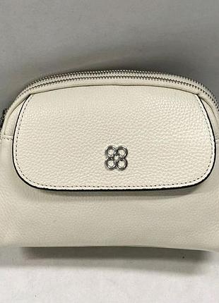 Сумка жіноча шкіряна світла (розпродаж)