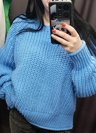 Свитпер кофта крупной вязки