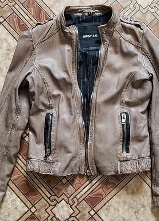 Куртка кожаная