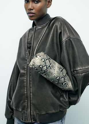 Сумка zara змея