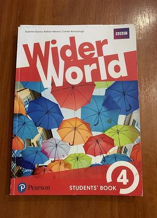Підручник та зошит англійської мови wider world 4 student's book + workbook