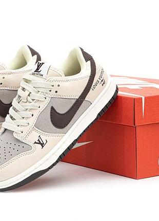 Nike sb dunk low x louis vuitton кроссовки