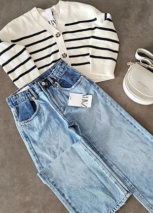 Джинси zara, wide leg, палаццо