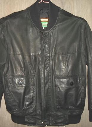 Куртка шкіряна ветровка розмір 46/48
