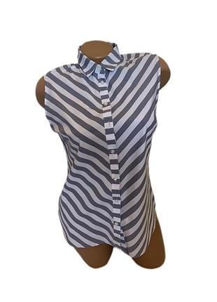 Сорочка без рукавів у смужку