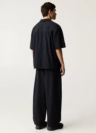 Брюки pull &amp; bear свободного кроя 19294 black 8