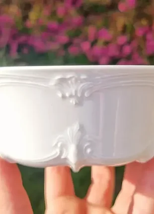 Удивительной красоты старинная мисочка, тарелка для сервировки стола