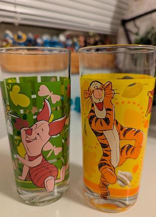 Стаканчики (стаканы) disney с тигрьюлей и пятачком