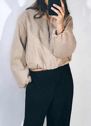 Трендова куртка бомбер zara
