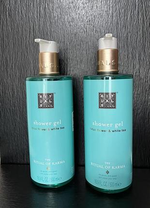 Rituals shower gel lotus flower&white tea 500 ml гель для душу
