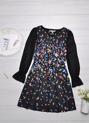 Красиве плаття в метелики та пташки yuni.