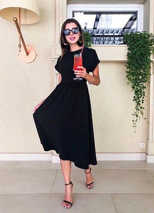 Женское летнее платье миди