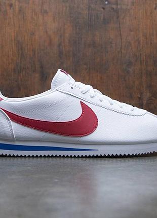 Кроссовки женские белые nike cortez leather us 8.5 38.5