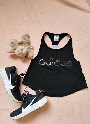 Топ майка adidas р 34 36 xs s 44 42 чорний