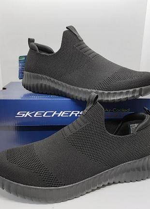 Дышащие стрейч кроссовки слипоны skechers оригинал