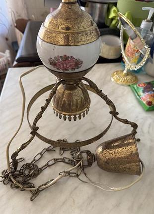 Люстра, лампа антикварна