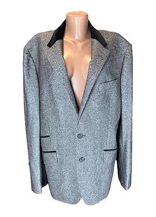 Вовняний (65%) піджак з оксамитовим коміром paul smith