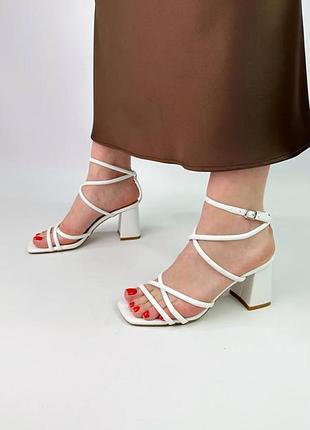 Женские босоножки с квадратным носиком, 36-40р,