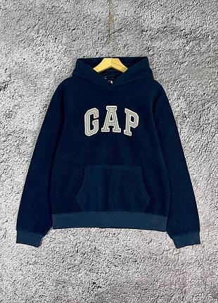 Gap розмір s як нове!!! оригінальне флісове шерпа темно-синє худі