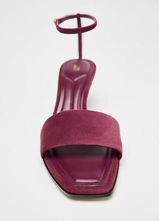 Босоножки, босоножки зара, босоножки зара с замшей3 фото