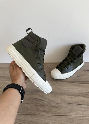 Кеди черевики утеплені флісом converse оригінал
