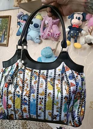 Шикарная сумка текстиль дисней disney