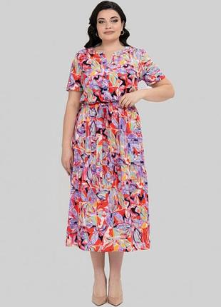 Платье летнее штапельное 2