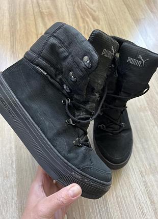 Зимові чоботи puma на шнурівку 39-40/25,5