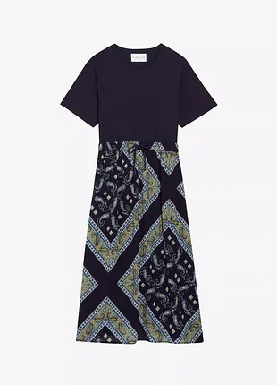 Claudie pierlot комбинированное платье