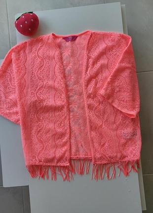 🌸 пляжная накидка парео на купальник на 11-12 лет
