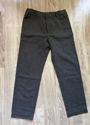 Класичні брюки льон бавовна в складі h&m 11-13y/146cm