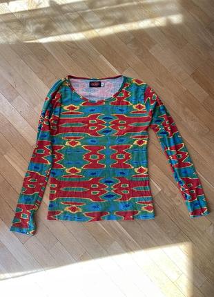 Кофтинка яскрава. хіпі ретро 90s стиль