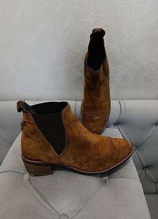 Замшевые демисезонные ботинки размер 38 paul green