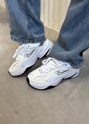 Кроссовки nike m2k tekno essential white black