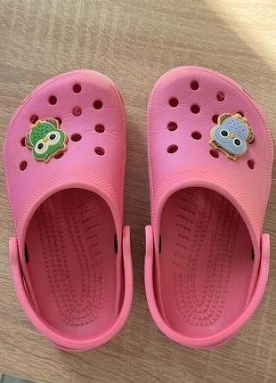 Дитячі crocs рожеві