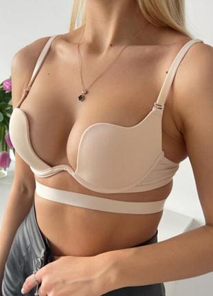 🤤🔥 бюстгальтер открытый для глубокого декольте чашка с