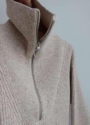 Вязаний світер із замком h&m