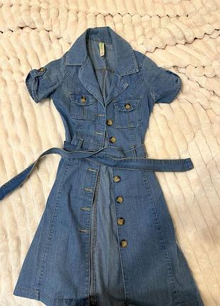 Джинсовий сарафан denim co розмір 36