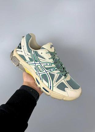 Кросівки жіночі та чоловічі asics gel kahana 8 new beige mint  розміри 36-46