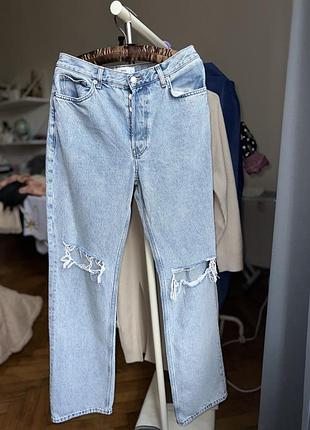 Джинси манго з розрізами 36