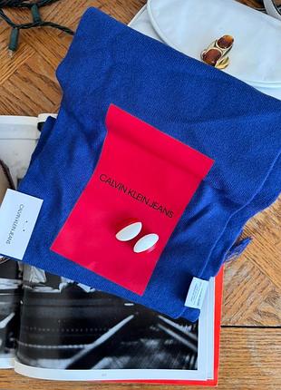 Шарф c klein + сережки