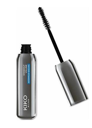Водостійка туш для вій kiko standout volume waterproof mascara
