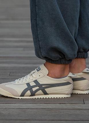 Кроссовки 1011B304 asics onitsuka For 66 tiger beige sweet blue